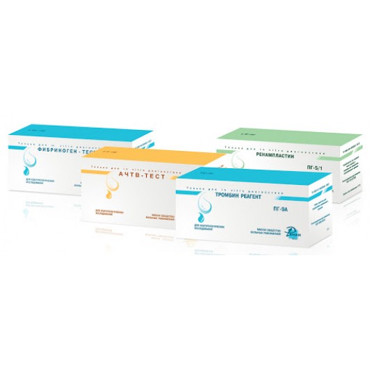 Наборы реагентов "РЕНАМ" МБООИ "Общество больных гемофилией" 